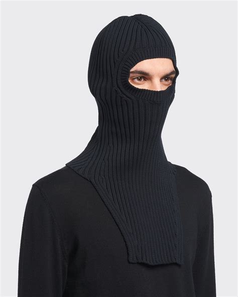 prada ski mask pink|Black Technical Fabric Ski Mask .